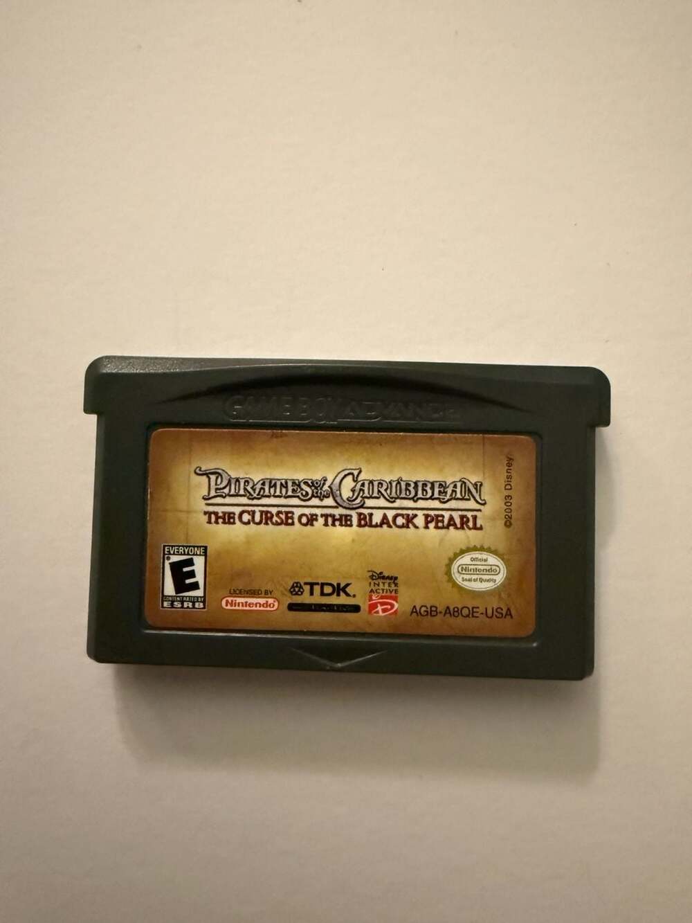 Pirates of the Caribbean The Curse of the Black Pearl Game Boy Advance GBA